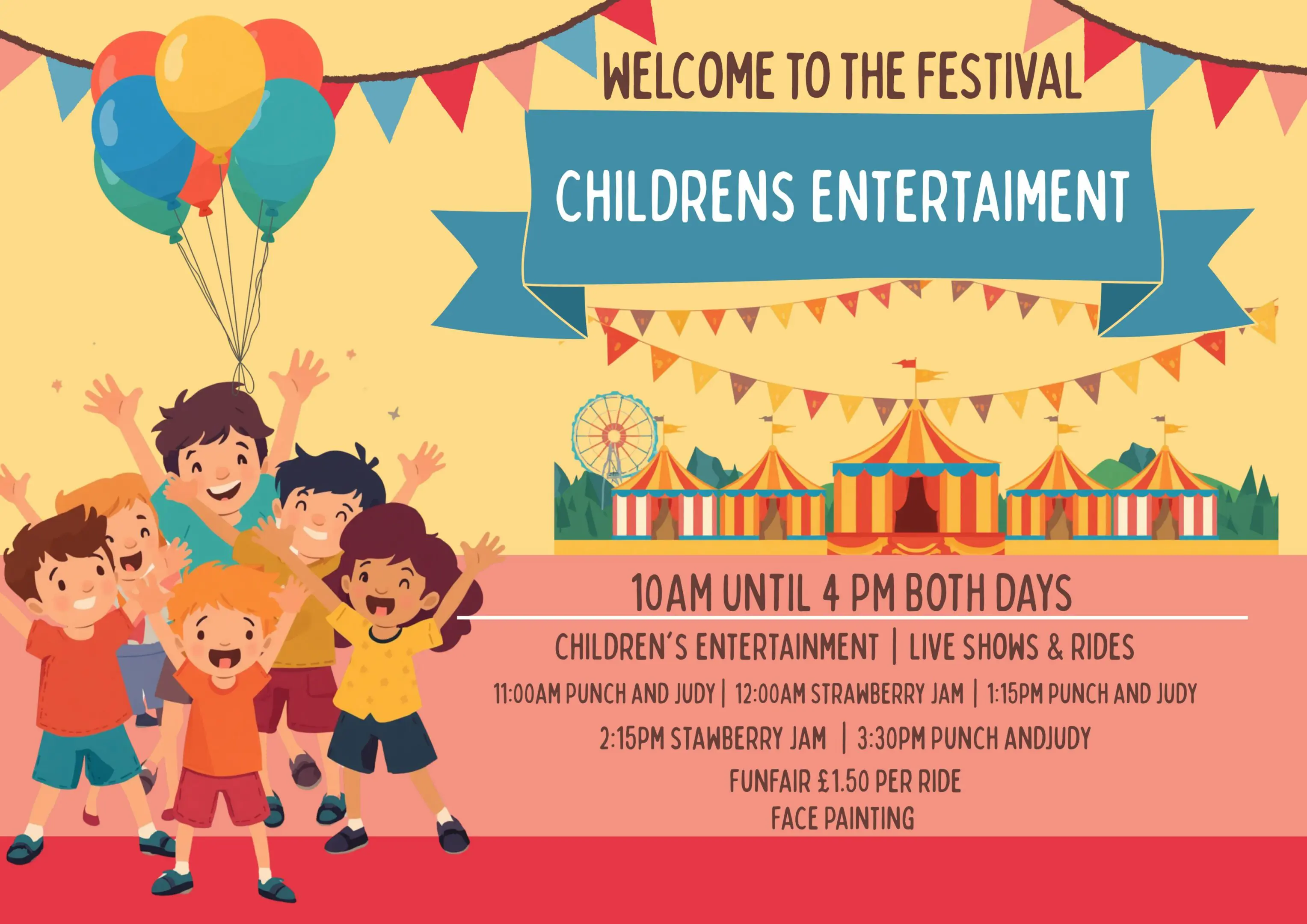 Kids Zone Schedule Poster (1)
